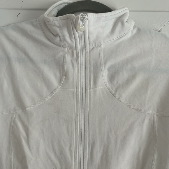 Lululemon white zip jacket - Picture 2 of 3